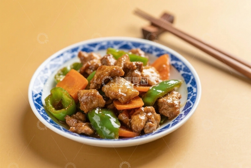 高清大图下载【趣麦麦图】东北菜传统菜溜肉段1