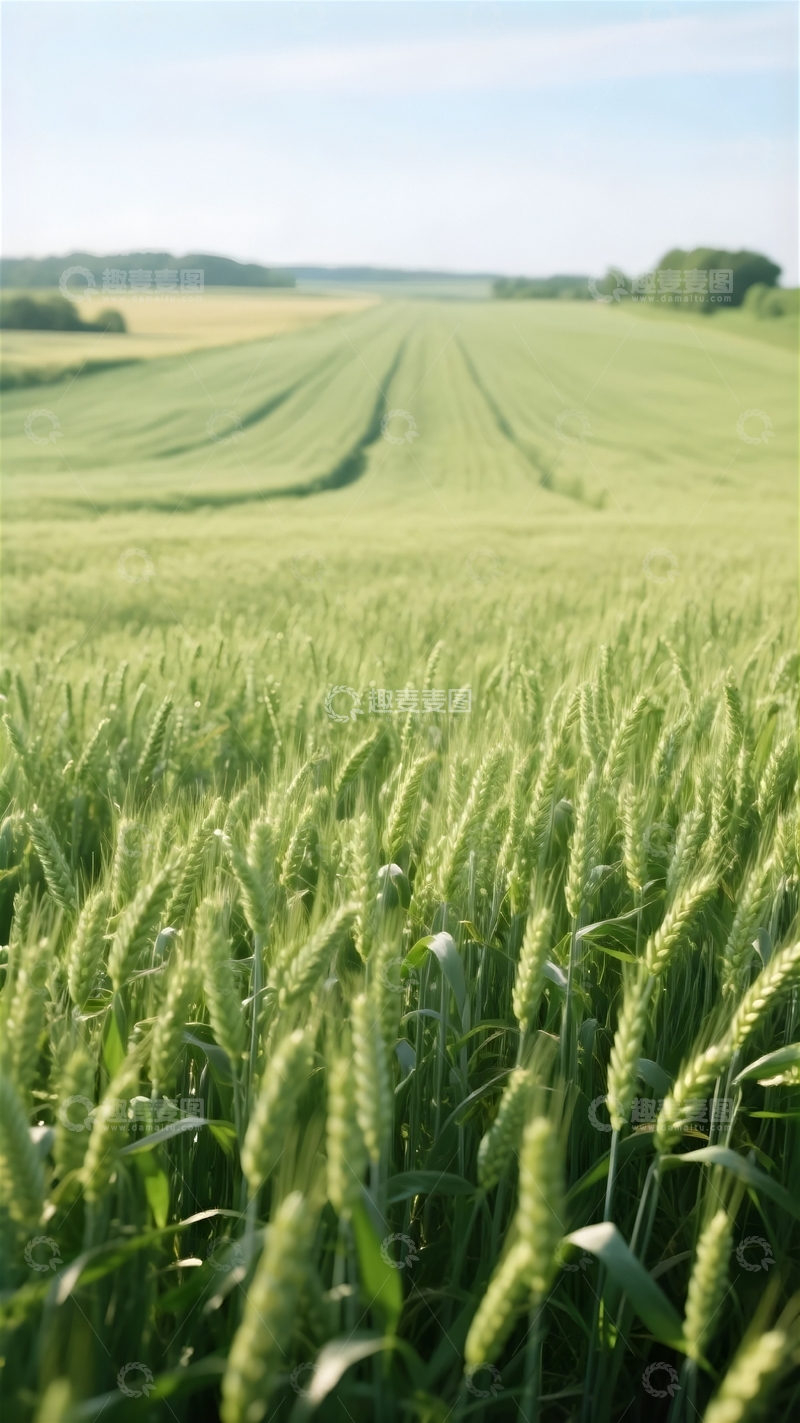 高清大图下载【趣麦麦图】即将成熟的金色麦田3