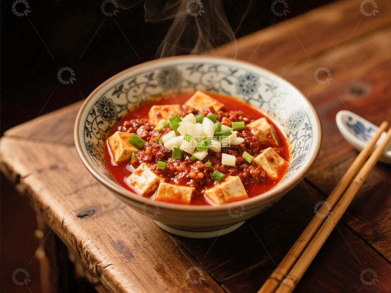 高清大图下载【趣麦麦图】家常美食川菜麻婆豆腐