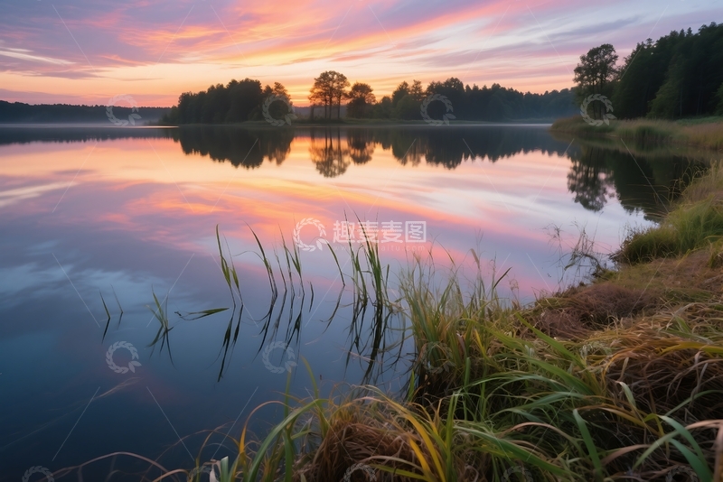 高清大图下载【趣麦麦图】草边轮廓艺术 