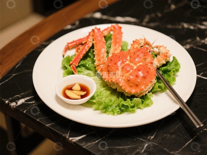 高清大图下载【趣麦麦图】海鲜美味清蒸帝王蟹2