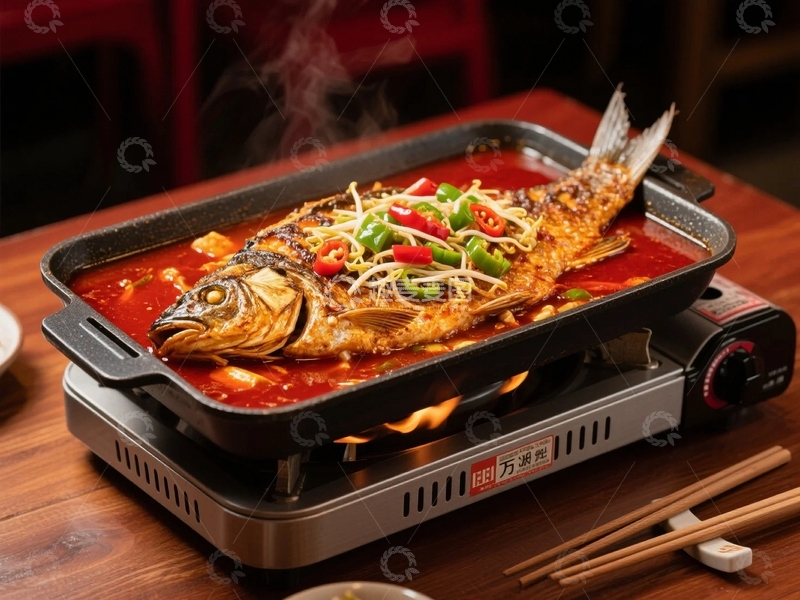 高清大图下载【趣麦麦图】美食参照上的万州烤鱼4