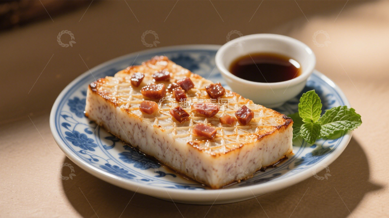 高清大图下载【趣麦麦图】香肠粒香煎糕点3