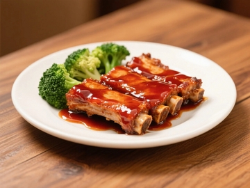 传统美食中国菜糖醋排骨1