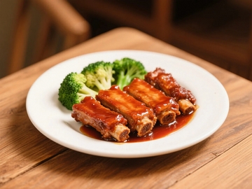 传统美食中国菜糖醋排骨2