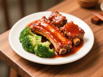 传统美食中国菜糖醋排骨4