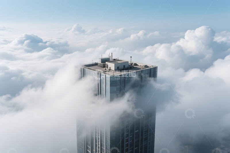 高清大图下载【趣麦麦图】CBD云海穿云 