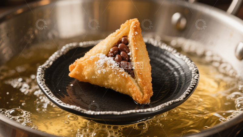 高清大图下载【趣麦麦图】油炸三角包4