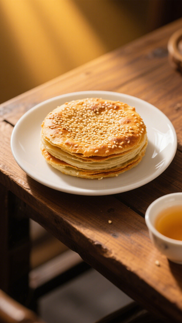 香脆芝麻酥饼1