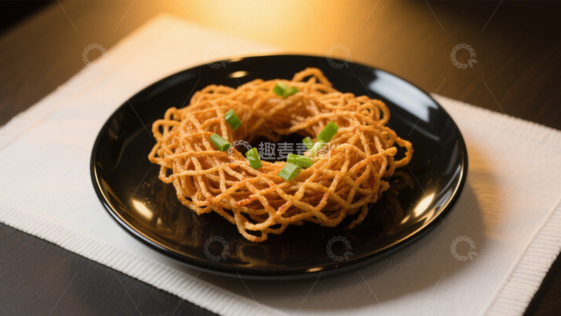 高清大图下载【趣麦麦图】酥脆好味葱香面圈4