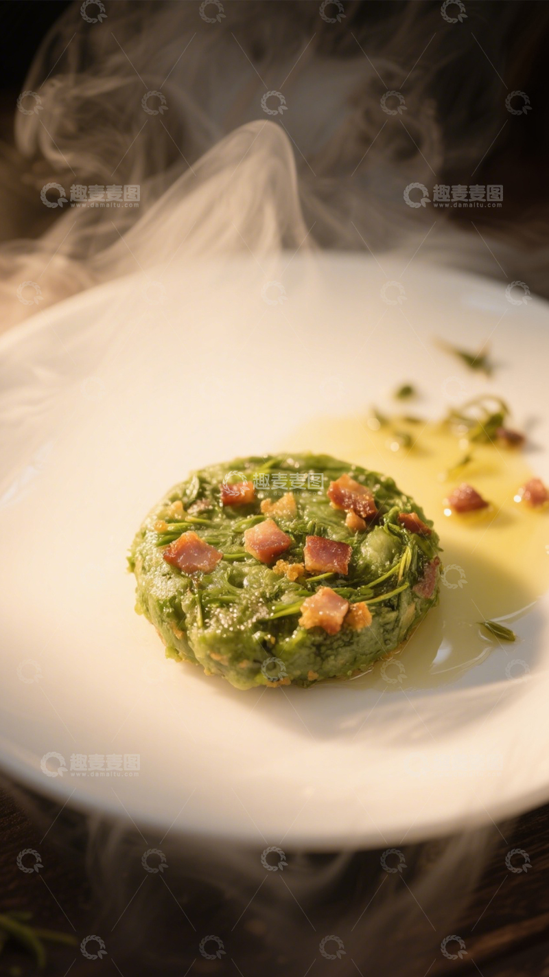 高清大图下载【趣麦麦图】翠香诱人翡翠饼1