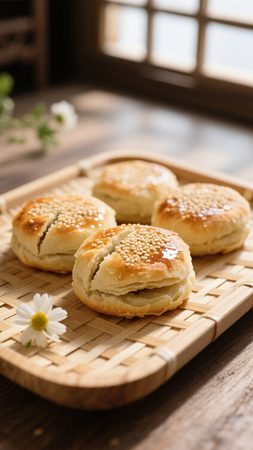 香脆芝麻酥饼2