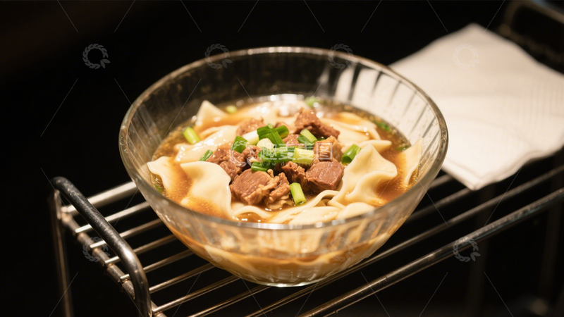 高清大图下载【趣麦麦图】劲道牛肉扯面4