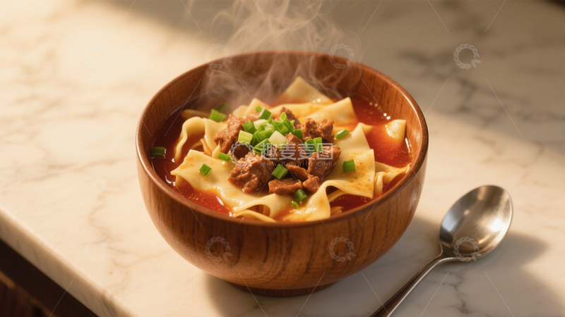 高清大图下载【趣麦麦图】劲道牛肉扯面3