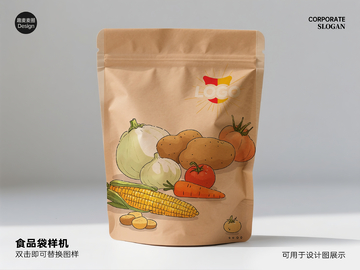 牛皮纸食品包装样机