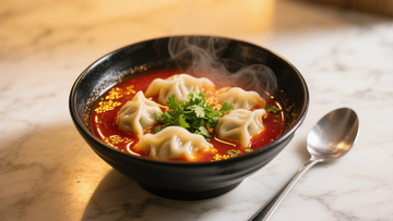 汤汁浓郁酸汤汤包3