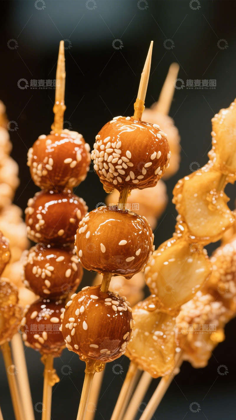 高清大图下载【趣麦麦图】香甜诱人糖油果子1