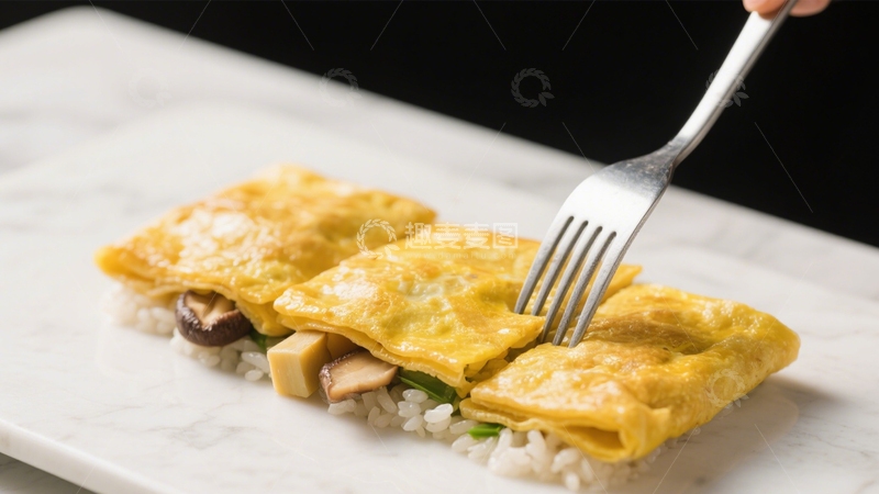 高清大图下载【趣麦麦图】营养满满蛋包饭3