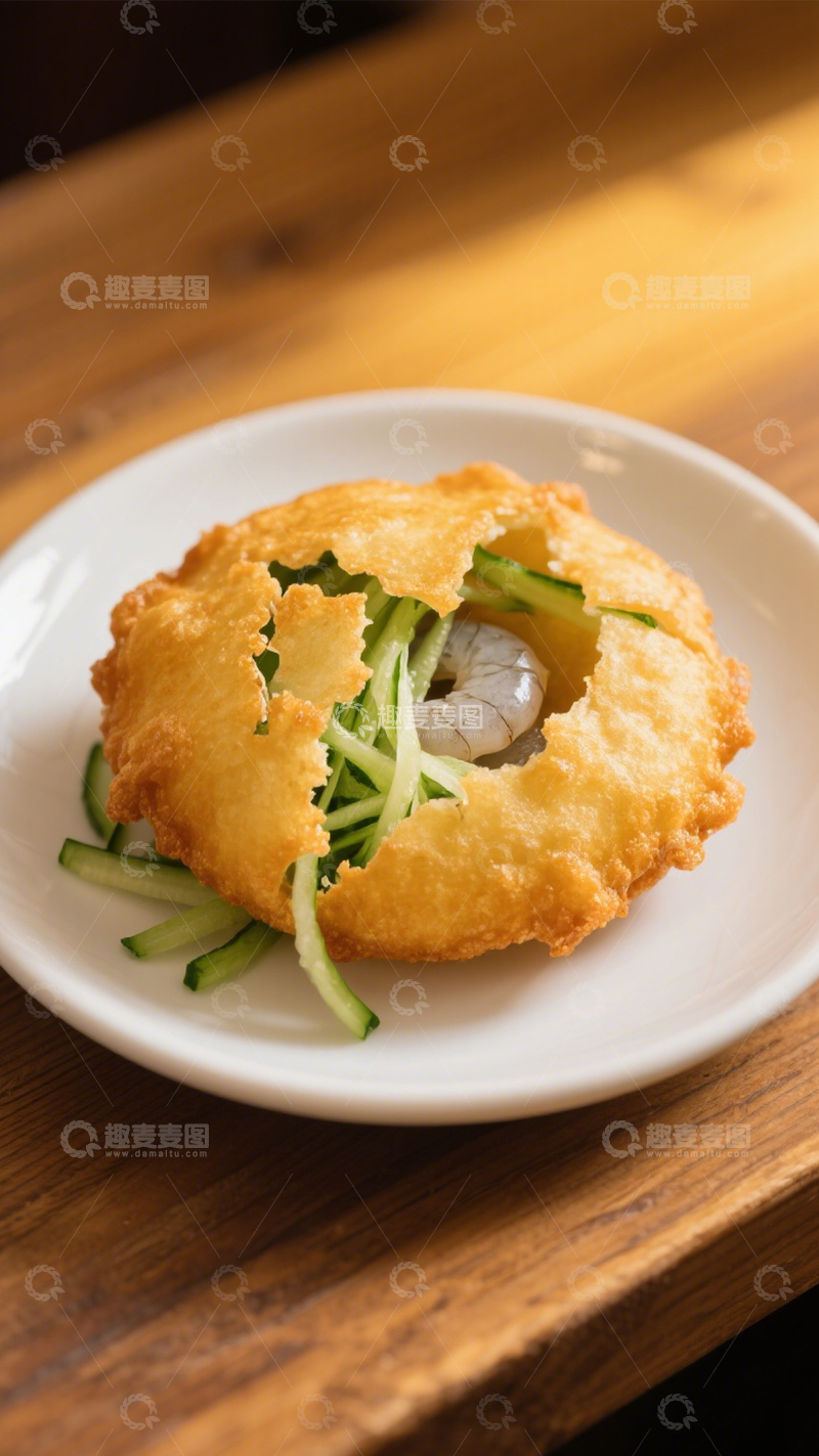 高清大图下载【趣麦麦图】鲜爽酥脆炸面圈1