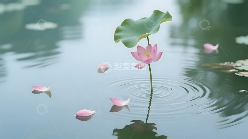 高清大图下载【趣麦麦图】荷间清韵的诗意水景2