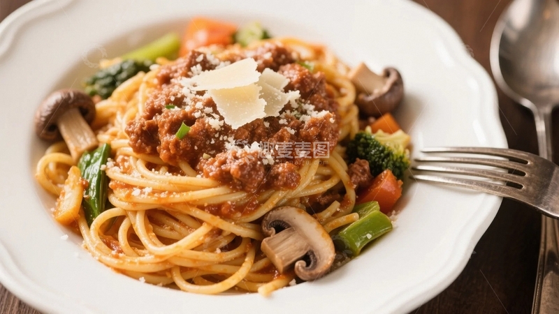 高清大图下载【趣麦麦图】美味的意大利面条2