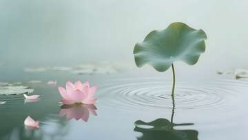 荷间清韵的诗意水景1