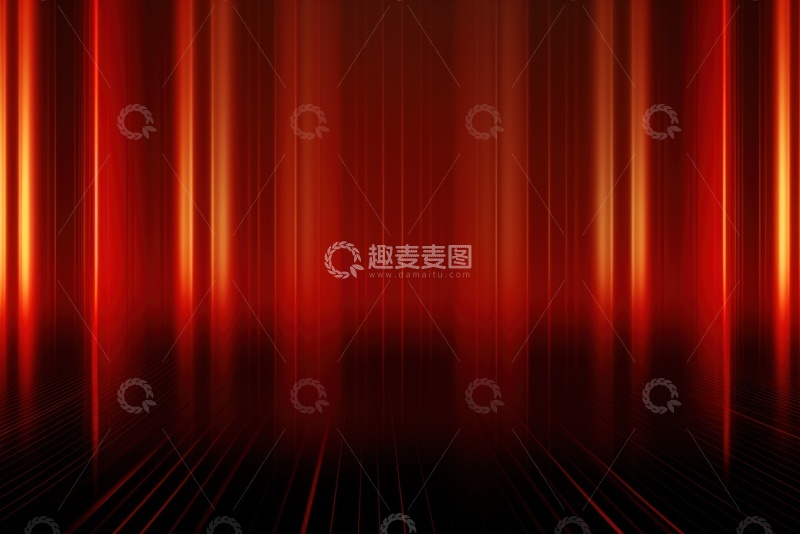 高清大图下载【趣麦麦图】科技红色竖线纹路背景