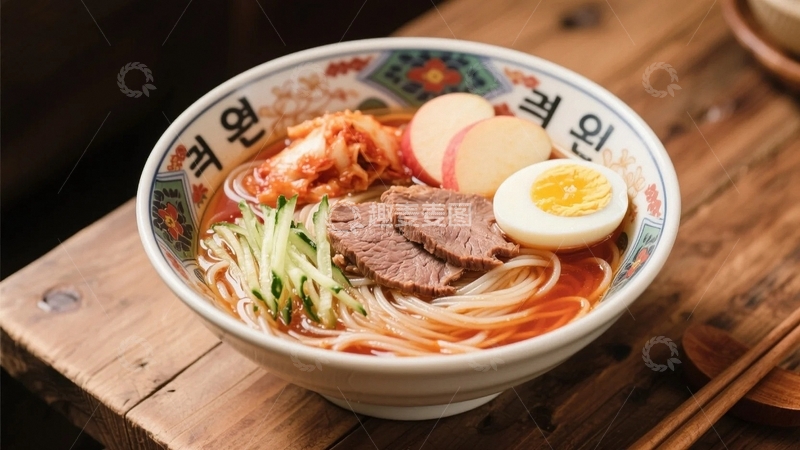 高清大图下载【趣麦麦图】朝鲜族美食延吉冷面