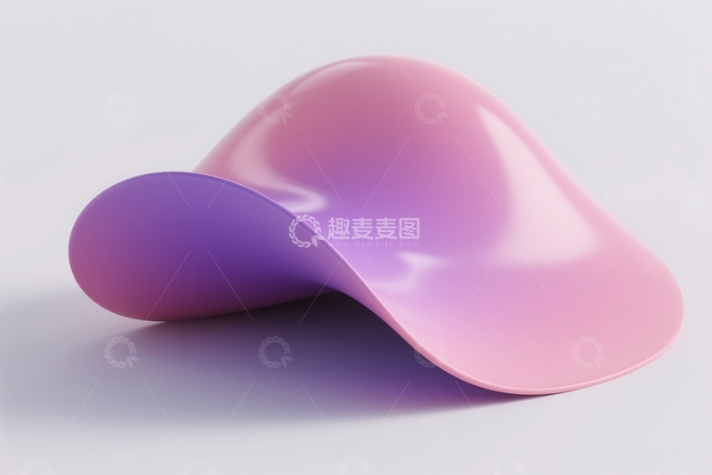 高清大图下载【趣麦麦图】柔滑的曲面背景 3D渲染 