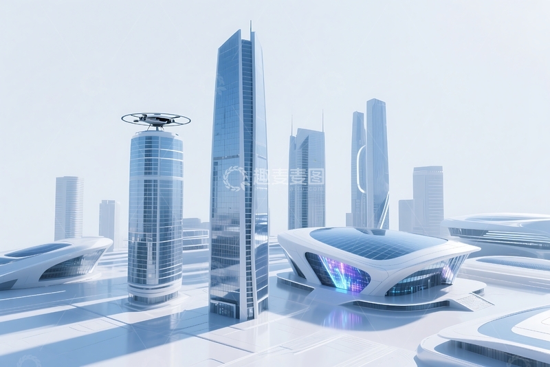 高清大图下载【趣麦麦图】深圳现代科技城市建筑 