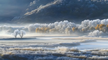 冬季的森林植被1