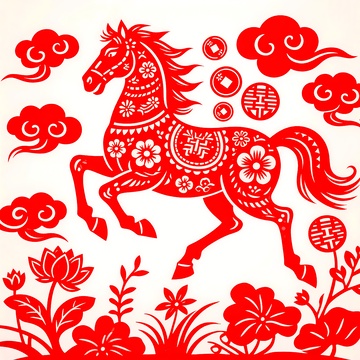 2026年马年剪纸1