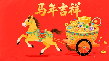 2026年马年卡通绘画6