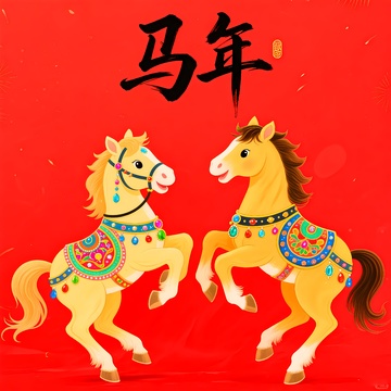 2026年马年卡通绘画3
