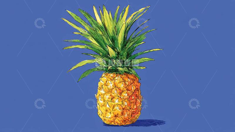 高清大图下载【趣麦麦图】菠萝  水果  脆嫩多汁2