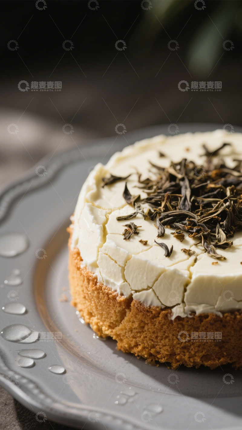 高清大图下载【趣麦麦图】茶奶油蛋糕2
