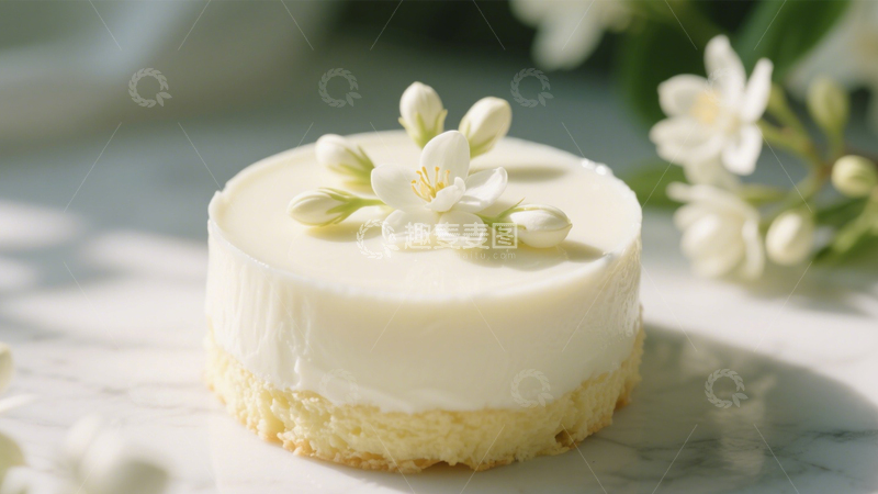 高清大图下载【趣麦麦图】茉莉奶油蛋糕3