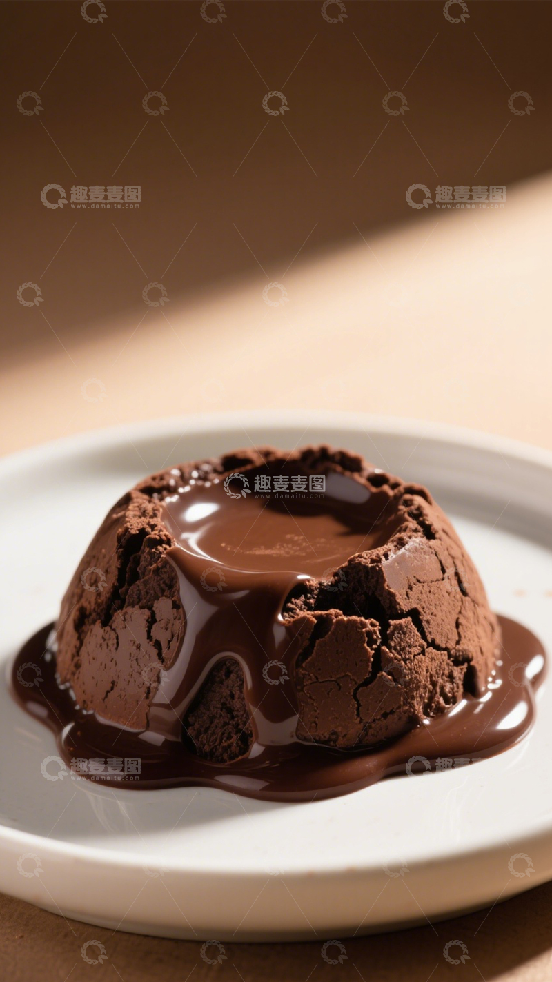 高清大图下载【趣麦麦图】巧克力熔岩蛋糕21