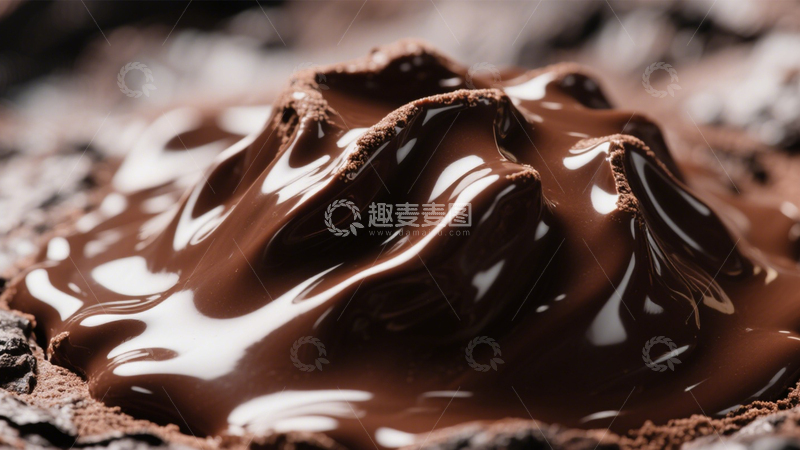 高清大图下载【趣麦麦图】巧克力熔岩蛋糕31