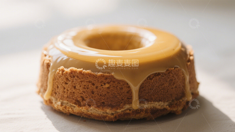 高清大图下载【趣麦麦图】焦糖淋面蛋糕4