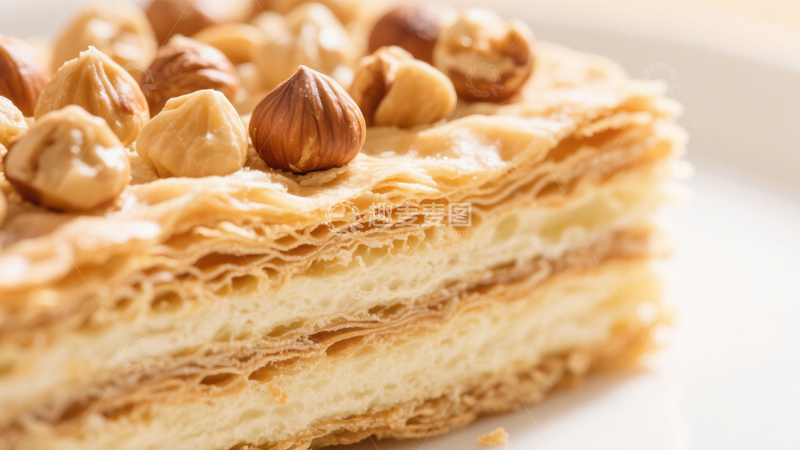 高清大图下载【趣麦麦图】坚果千层酥3