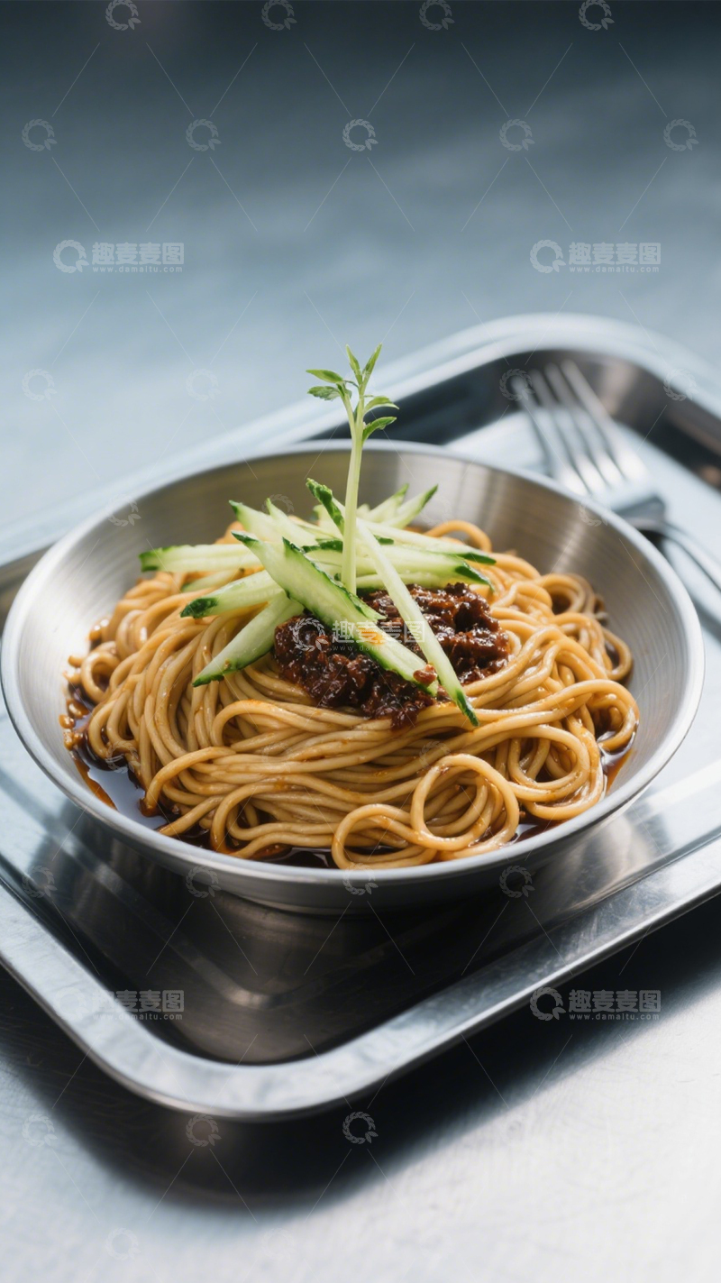 高清大图下载【趣麦麦图】经典炸酱面4