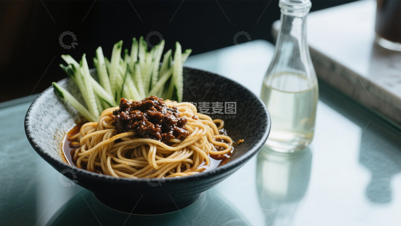 高清大图下载【趣麦麦图】经典炸酱面8