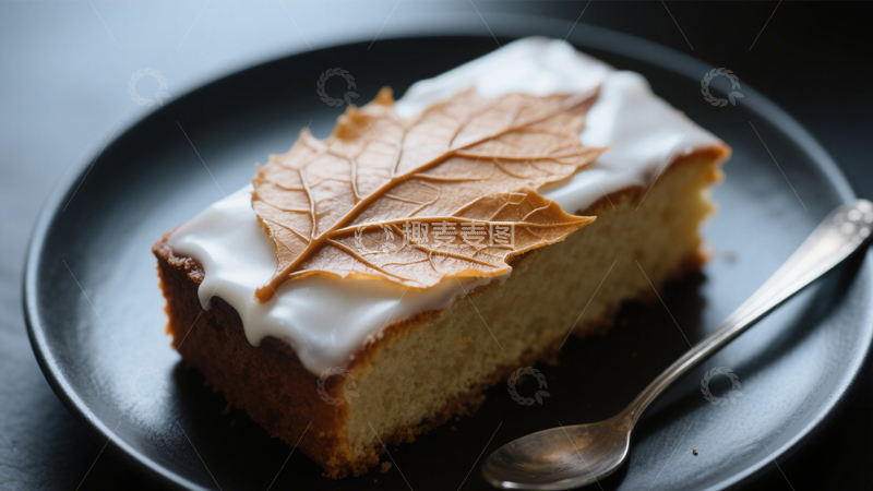 高清大图下载【趣麦麦图】枫叶白釉创意蛋糕5