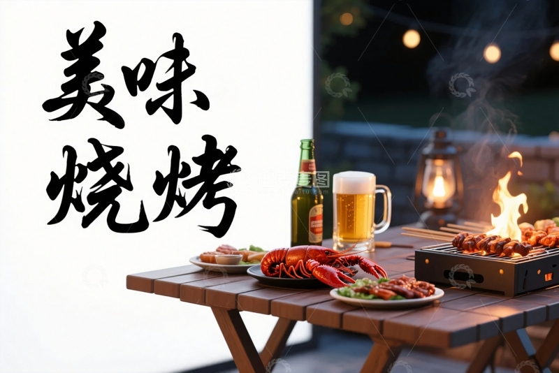 高清大图下载【趣麦麦图】夏日大排档聚餐4