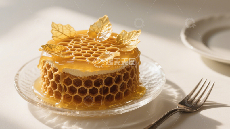 高清大图下载【趣麦麦图】蜂巢蜂蜜蛋糕7
