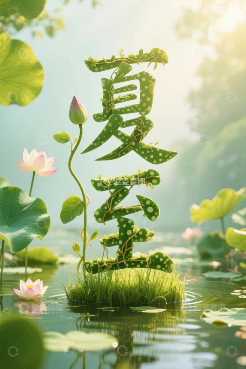 高清大图下载【趣麦麦图】夏天夏至海报宣传7