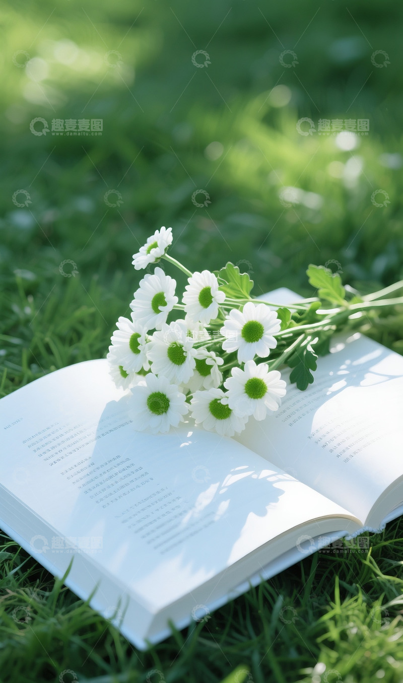 高清大图下载【趣麦麦图】自然花卉书籍风景图