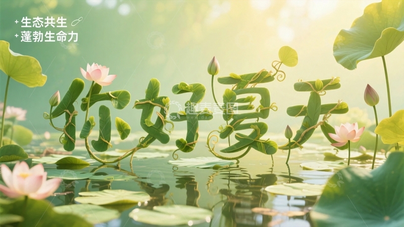 你好夏天字体设计1