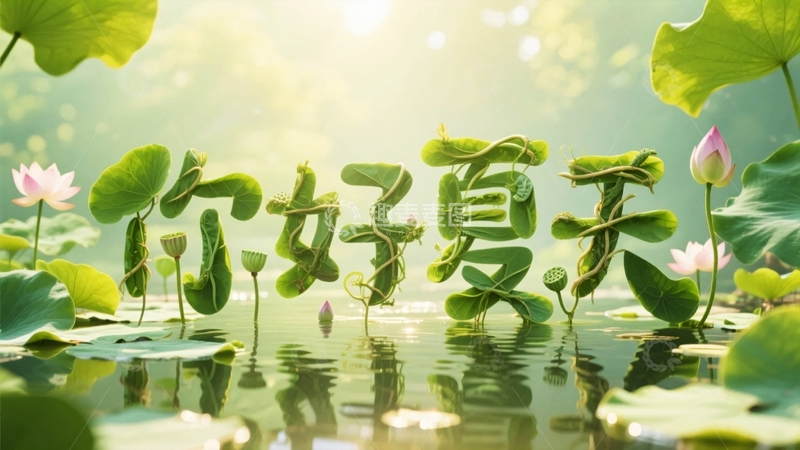 你好夏天字体设计3